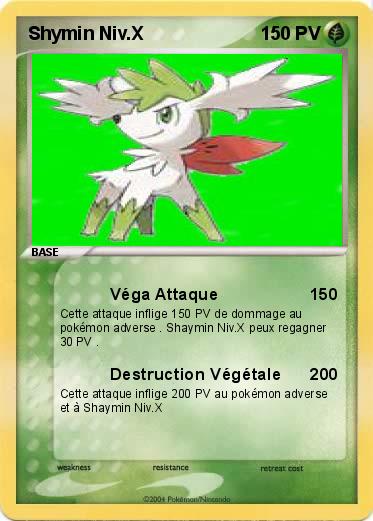 Pokemon Shymin Niv.X