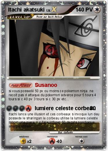 Pokemon Itachi akatsuki