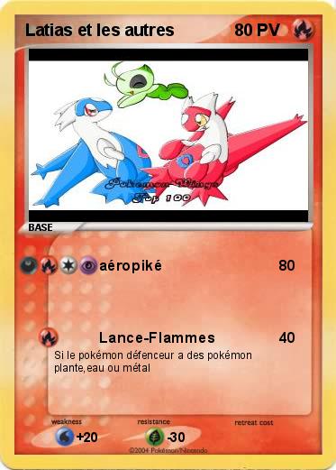 Pokemon Latias et les autres