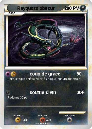 Pokemon Rayquaza obscur
