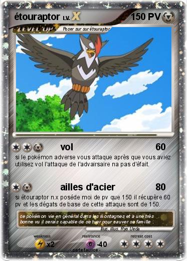 Pokemon étouraptor