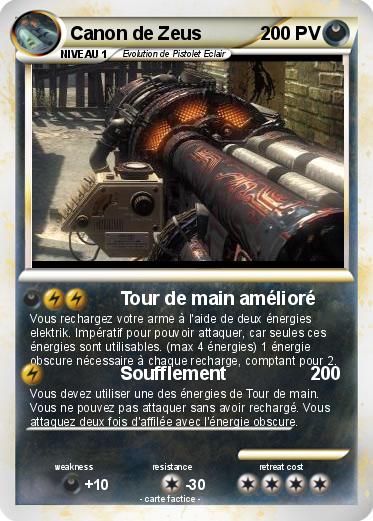 Pokemon Canon de Zeus