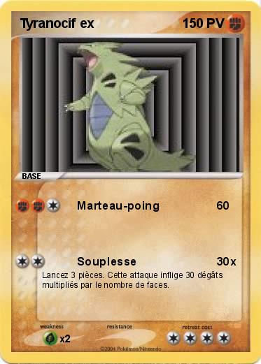 Pokemon Tyranocif ex              