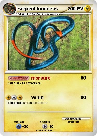 Pokemon serpent lumineus