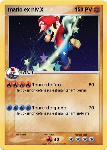 Pokemon mario ex niv.X