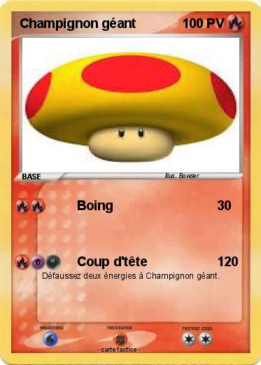 Pokemon Champignon géant