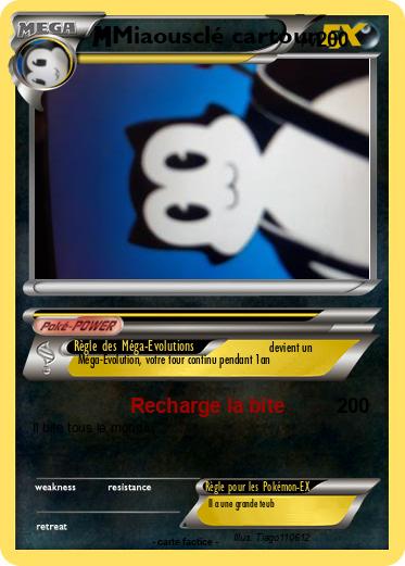 Pokemon Miaousclé cartoun