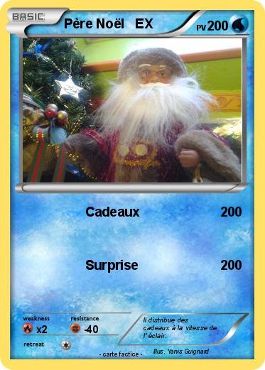 Pokemon Père Noël   EX