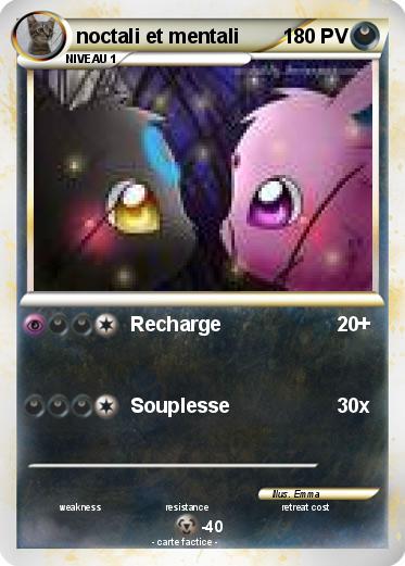 Pokemon noctali et mentali