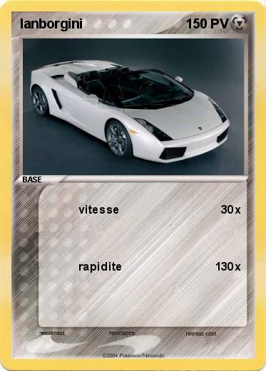 Pokemon lanborgini 