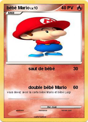 Pokemon bébé Mario