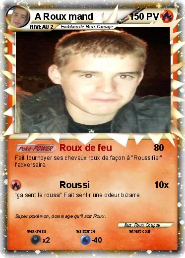 Pokemon A Roux mand