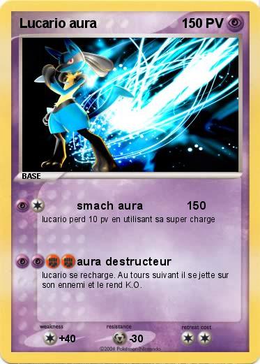 Pokemon Lucario aura