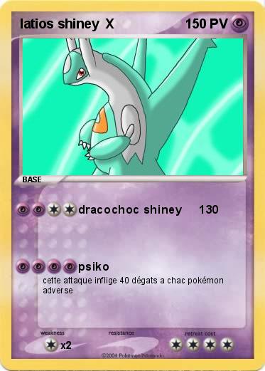 Pokemon latios shiney  X            
