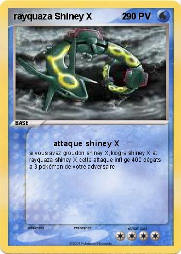 Pokemon rayquaza Shiney X            2