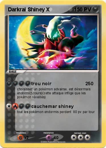 Pokemon Darkrai Shiney X