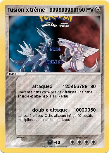 Pokemon fusion x trème   999999999