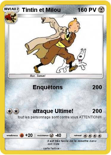 Pokemon Tintin et Milou