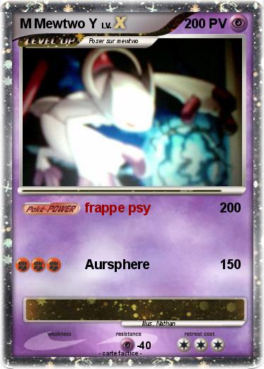 Pokemon M Mewtwo Y