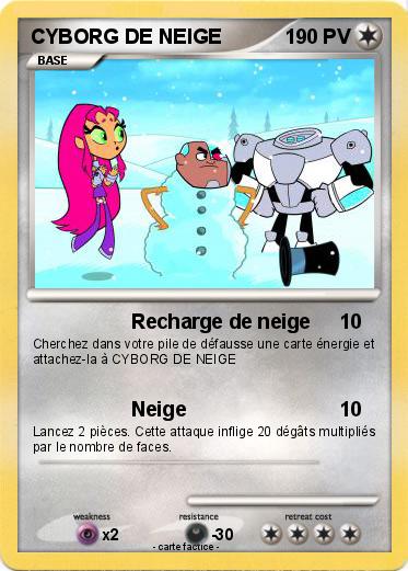 Pokemon CYBORG DE NEIGE