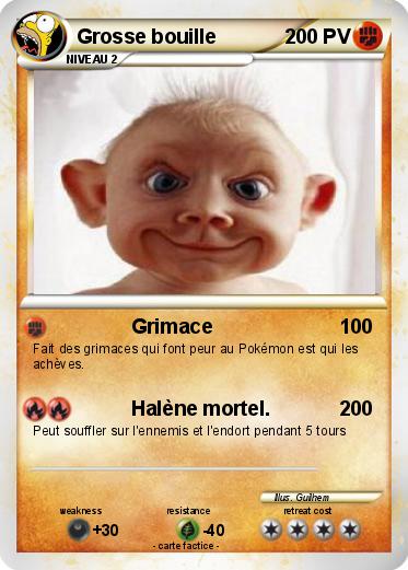 Pokemon Grosse bouille