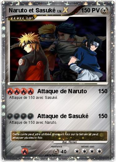 Pokemon Naruto et Sasuké