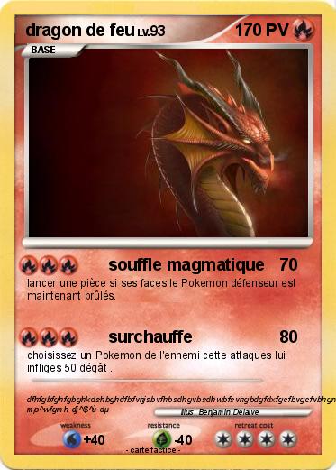 Pokemon dragon de feu