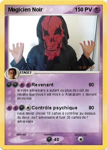 Pokemon Magicien Noir