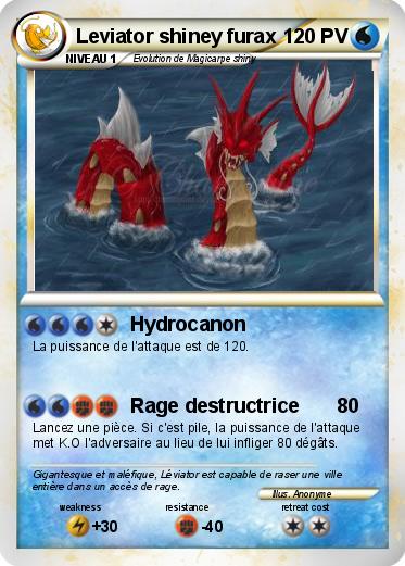 Pokemon Leviator shiney furax