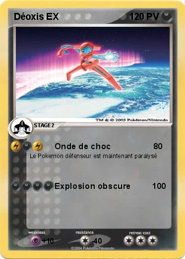 Pokemon Déoxis EX