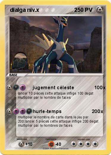 Pokemon  dialga niv.x                       2                                            