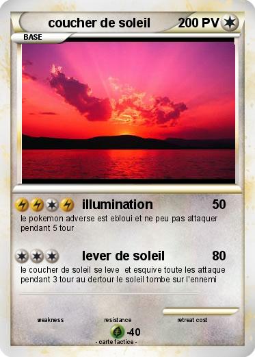 Pokemon coucher de soleil
