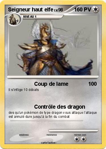 Pokemon Seigneur haut elfe