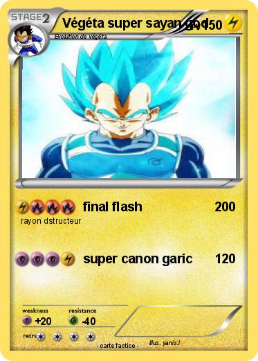 Pokemon Végéta super sayan god