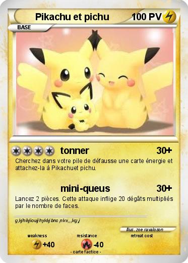 Pokemon Pikachu et pichu