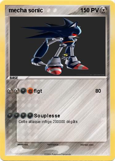 Pokemon mecha sonic