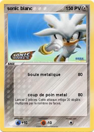 Pokemon sonic blanc