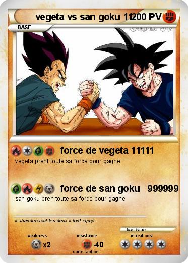 Pokemon vegeta vs san goku 11