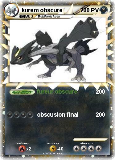 Pokemon kurem obscure
