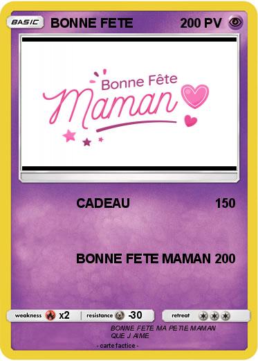 Pokemon BONNE FETE