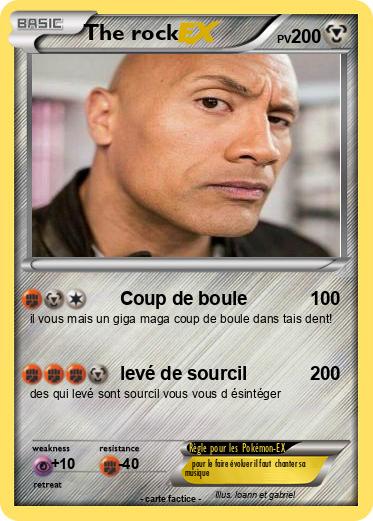 Pokemon The rock