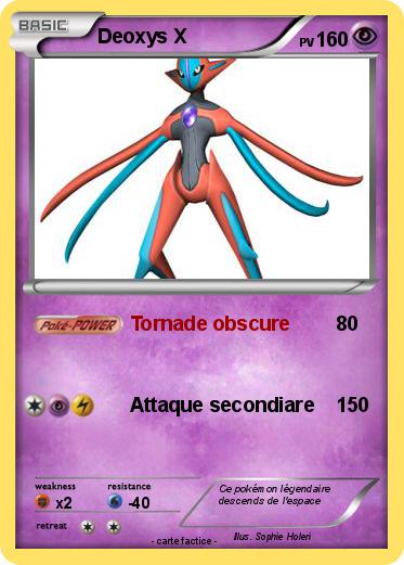 Pokemon Deoxys X
