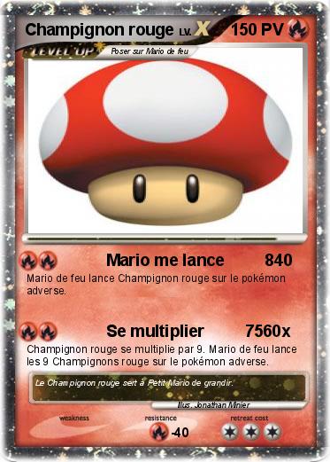 Pokemon Champignon rouge