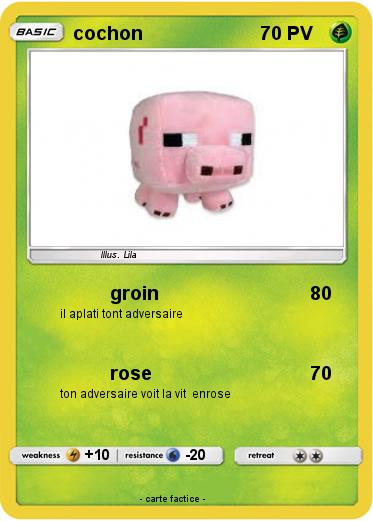 Pokemon cochon