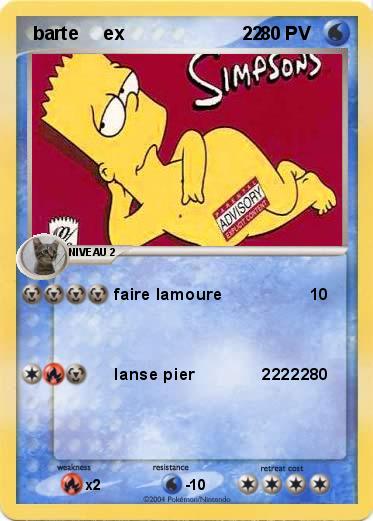Pokemon  barte     ex                       22  