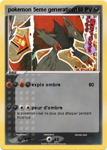 Pokemon pokemon 5eme generation