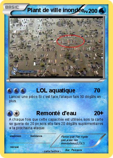 Pokemon Plant de ville inondée