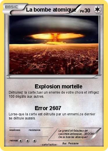 Pokemon La bombe atomique