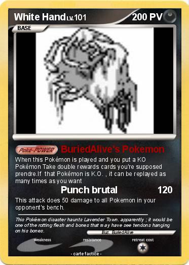 Pokemon White Hand