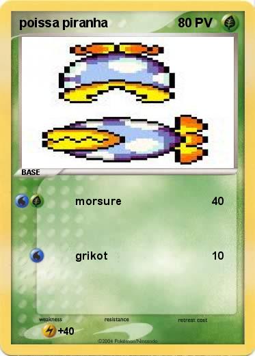 Pokemon poissa piranha